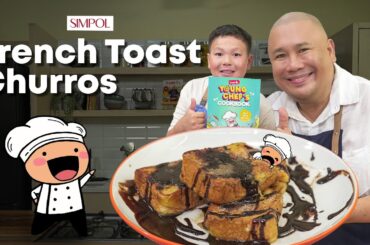 French Toast Churros Recipe: Sweet treat for kids! | Chef Tatung