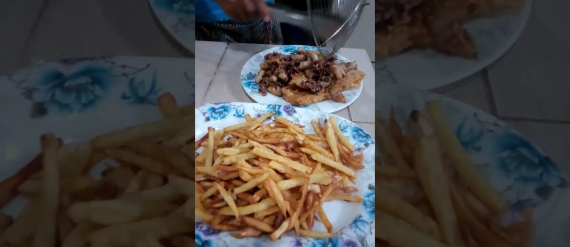 Seafood and Chips (French Fries) #shorts