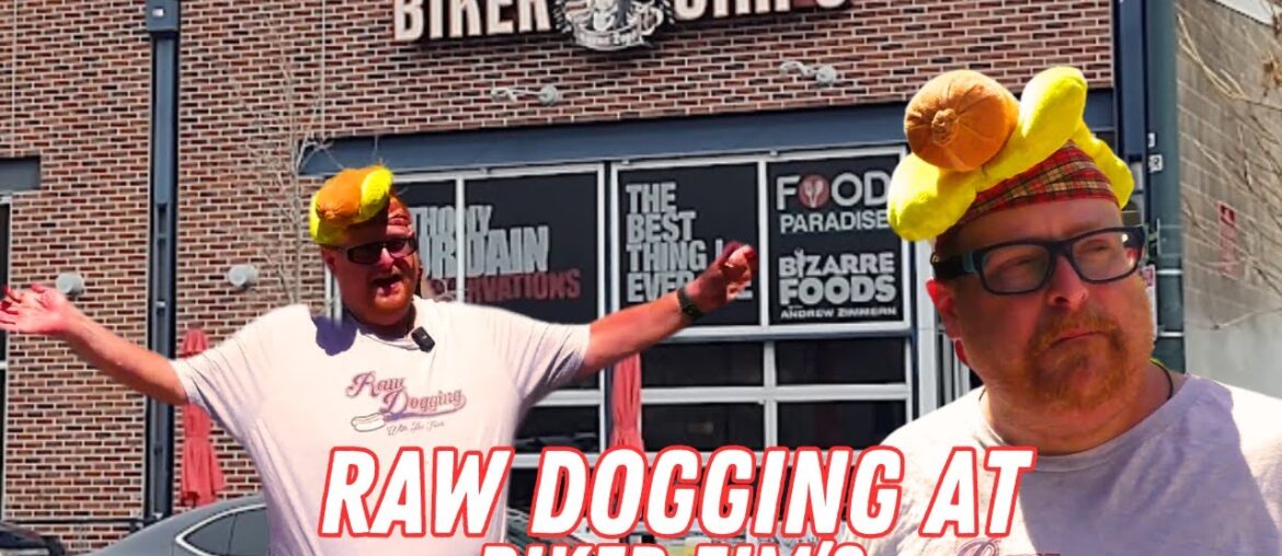 Raw Dogging at Biker Jim's Gourmet Dogs in Denver