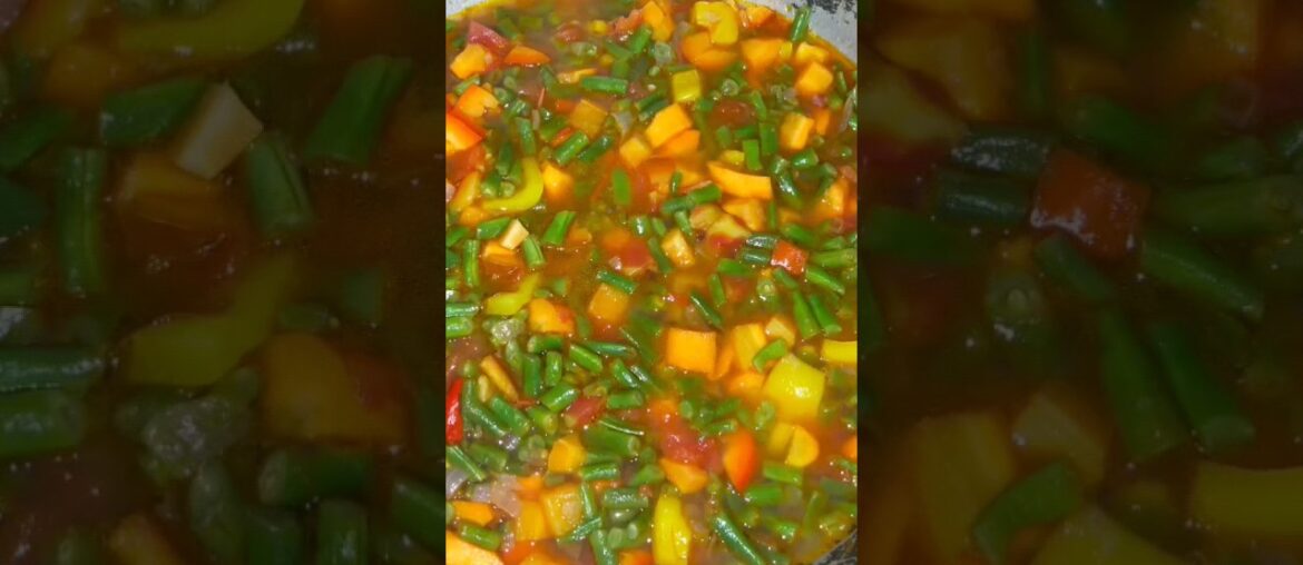 How to  french beans stew with white rice