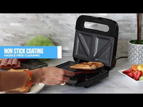 Amazon com OVENTE Electric Sandwich Maker with Non Stick Plates, Indicator Lights, Cool Touch Handl Amazon com OVENTE Electric Sandwich Maker with Non Stick Plates, Indicator Lights, Cool Touch Handl