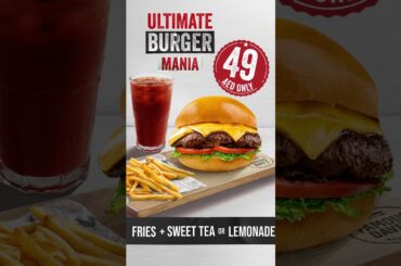 Famous Dave’s Ultimate Burger Mania only AED 49 #BurgerHeaven  #burgeroftheday #hamburger