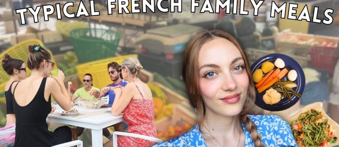 Typical French family meals, cooking with my mom, going to the French market, and visiting Provence! Typical French family meals, cooking with my mom, going to the French market, and visiting Provence!