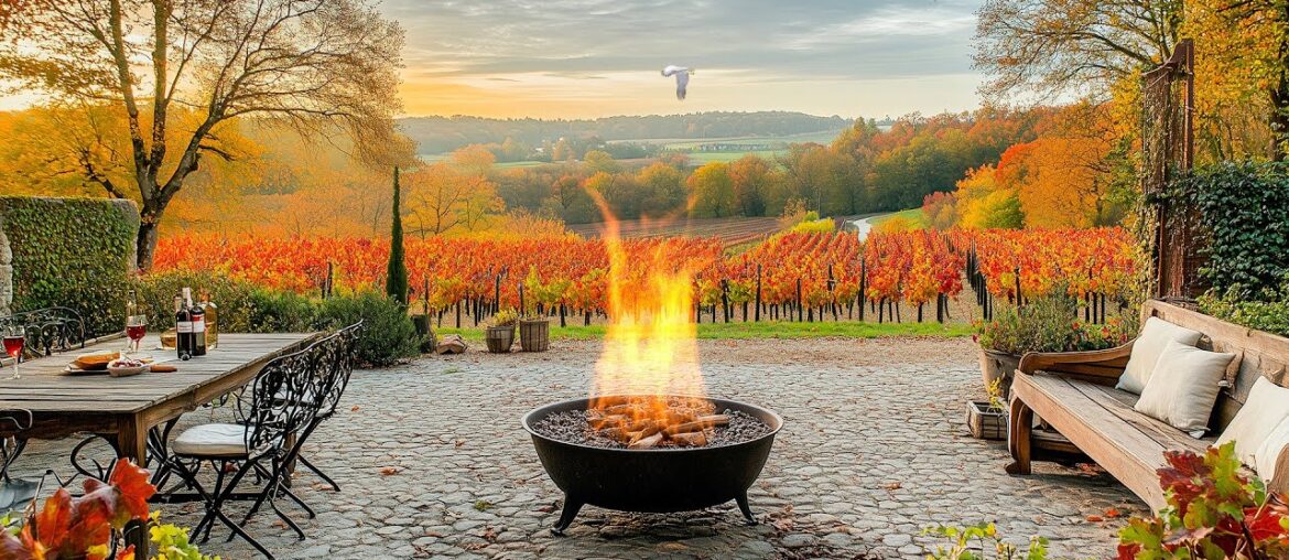 Nostalgic Jazz Music on an Autumn Day: French Wine Ambience with Exquisite Calm Jazz & Bossa Nova