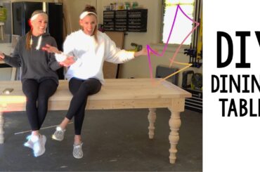 DIY Modern Farmhouse Dining Table