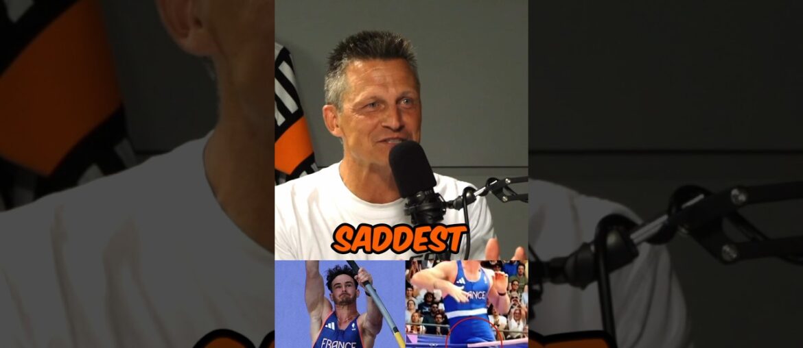 French Pole Vaulter Knocks Off Bar With His Junk