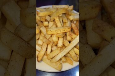 Healthy milk tea & French fries recipe #tasty #shorts