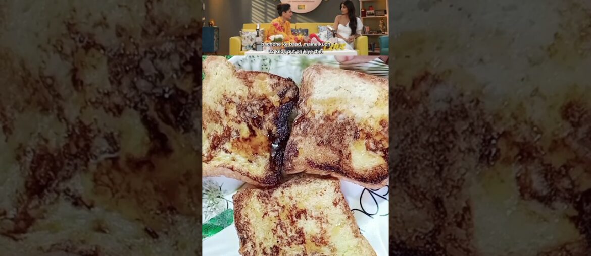 Silpa Shetty favourite french toast recipe #shortvideo #food #silpashetty