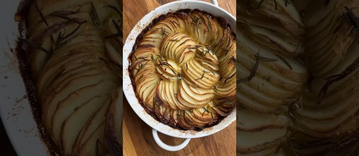 Day 94 of 100: Sliced Potato Bake. Recipe is on my blog.