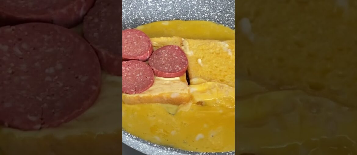 Learn How to Make Practical and Delicious Egg Bread! #food