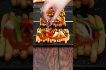 Fajita French Fry Skewers #trending #viralvideo #youtubeshorts #shortsfeed #shorts #chicken #yummy