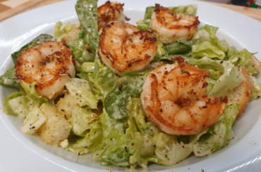 Ceasar with homemade dressing and croutons