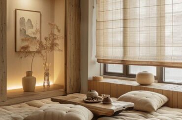 Bedroom inspired by Japanese style, dallas tx [736x1104]