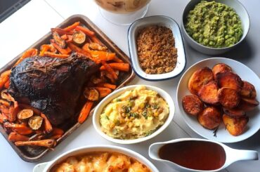 An Irish Sunday Roast Lamb Dinner in honour of Lúnasa (harvest festival)