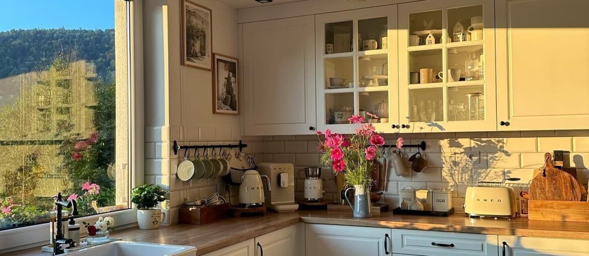 Kitchen of a house in Beskid Mountains, Poland. [1439x1791]