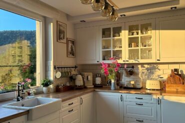 Kitchen of a house in Beskid Mountains, Poland. [1439x1791]