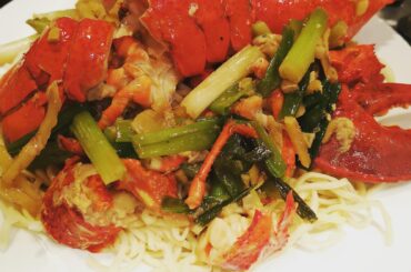 lobster noodles homemade