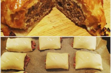 homemade sausage rolls