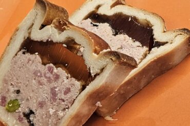 Veal pâté (marketed by the local supplier as 1 August pâté, the upcoming Swiss national day ;)