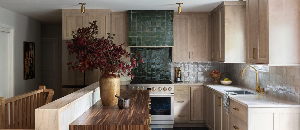 Kitchen renovation with zellige tile backsplash and walls, Silver Spring, Montgomery County, Maryland [5000x3333]