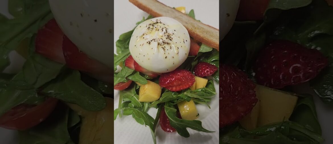 Burrata salad ,with balsamic dressing..
