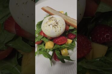 Burrata salad ,with balsamic dressing..