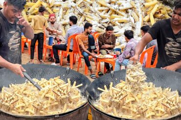 Egg French Fries Recipe | Crispy Egg Snacks | Street Anda Chips Makers | Street Food Karachi