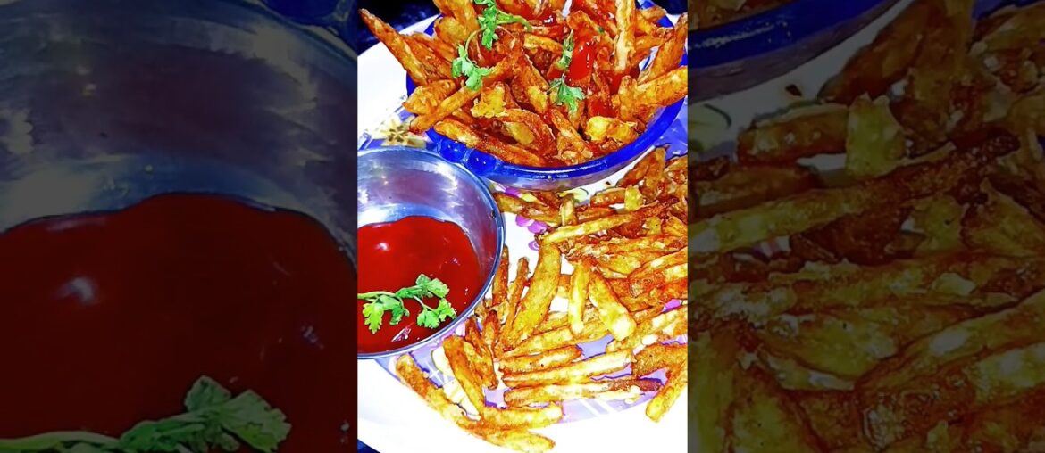 French Fried Potatoes #viralfrenchpotatoes #tending #food #snacks