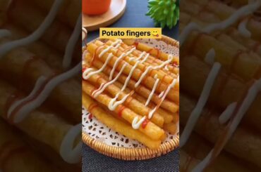 Potato finger Recipe//French fries recipes//Home made finger chips #trending #shorts #food