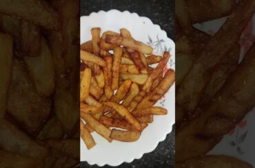 McDonald French Fries | Homemade Crispy Finger Chips #youtubeshorts #shorts #cookingcorner