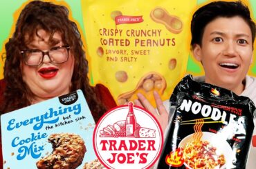 Kristin & Jen Try EVERY NEW Trader Joe's Item For September | Kitchen & Jorn