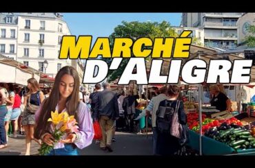 Walk in Paris at the Aligre Market - Saturday market
