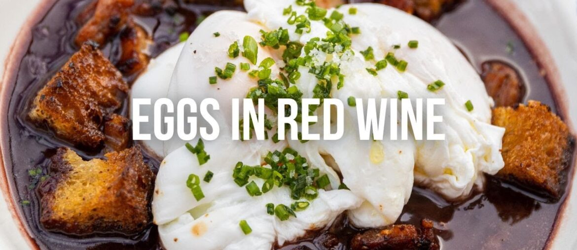 Eggs in Red Wine Eggs in Red Wine