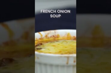 Putting Together A BEAUTIFUL French Onion Soup... #recipe #tutorial #shorts