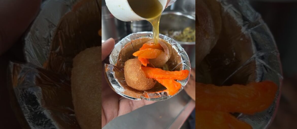 FRENCH FRIES WALE GOLGAPPE | streetfood #fries #golgappa #trending #shortsviral