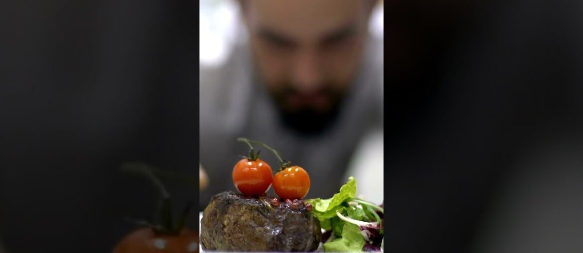 finalizing a steak tartare in a fine dining luxury restaurant#shorts Meals Daily channel finalizing a steak tartare in a fine dining luxury restaurant#shorts Meals Daily channel