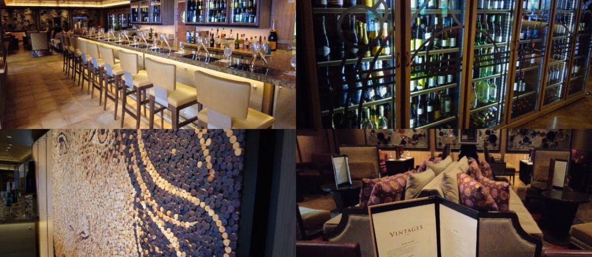 Harmony of the Seas Vintages Wine Bar - Royal Caribbean Cruise Ship Bar Tour