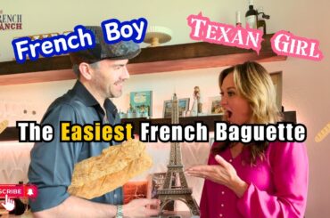 Easy No-Knead Baguette Recipe in 6 Minutes | French Chef's Secret to Perfect Bread!