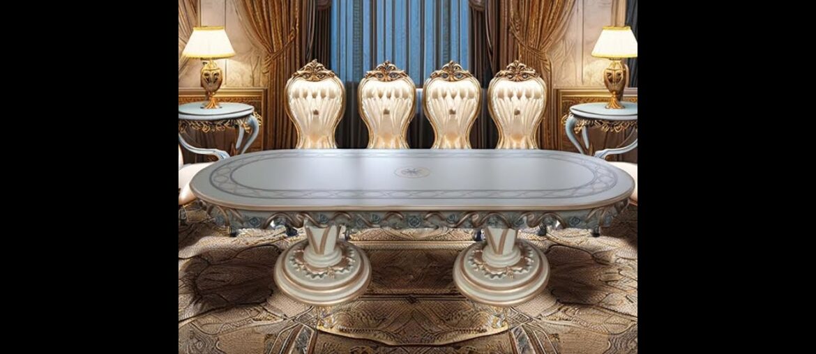 Elegance in Every Meal: The French-Style Oval Dining Table for Grand Gatherings