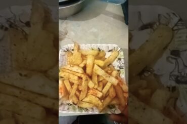 # Aaj Ghar per banae French fry subah ka nashta #