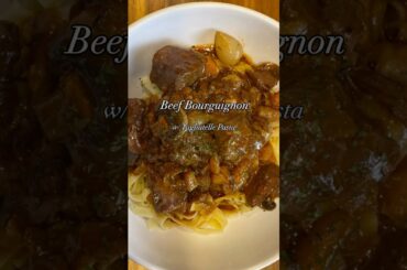 Mouthwatering Beef Bourguignon Made Easy #dinner #shorts #recipe #cooking #paris #recipeideas