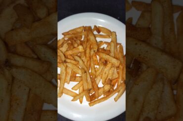 Crispy & Perfect easy way to make french fries at home #shorts #frenchfries #supereasycookingchannel