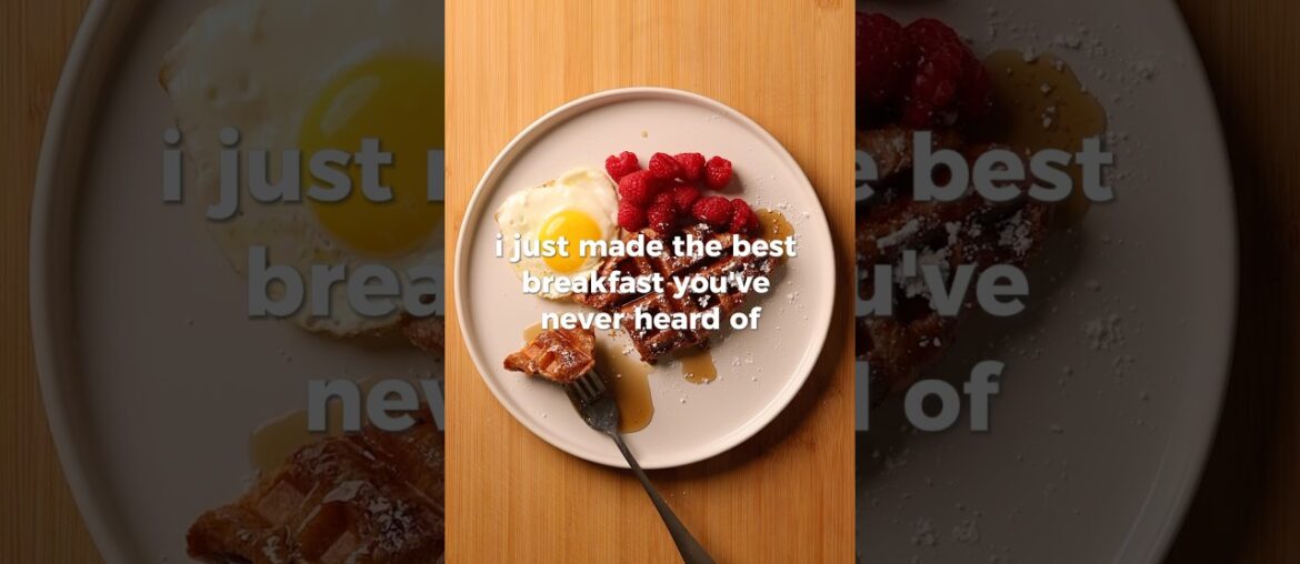 FRENCH TOAST CROISSANT WAFFLES #breakfastideas #cooking