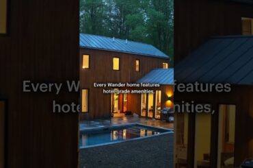 Meet Wander Catskills Creek #wander #luxuryvacationhomes #upstateny #catskillmountains #hudsonvalley
