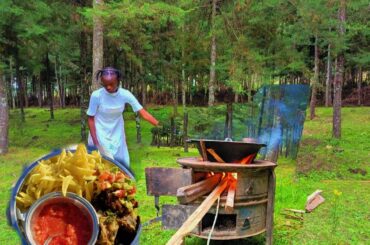 Cooking French Fries & Beef Stew in the Forest: Tasty Countryside Recipes