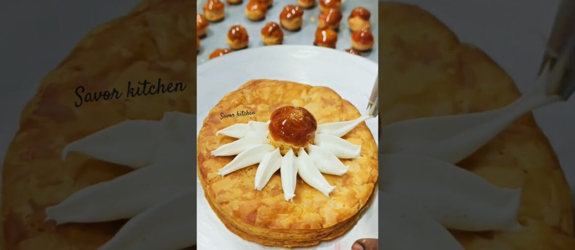 Gateau st honour | French desserts #trending #shorts #viral #cake #youtube #french #ytshorts