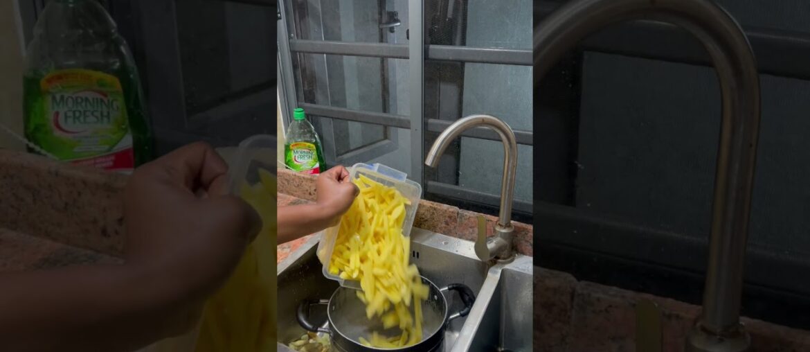 How to make French fries | Easy French fries recipe #asmr r #shorts #food #youtubeshorts