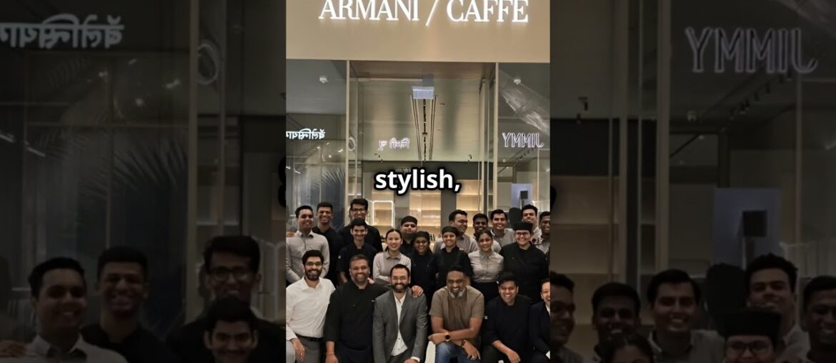 Armani Caffe Makes Grand India Debut at Jio World Plaza in Mumbai Armani Caffe Makes Grand India Debut at Jio World Plaza in Mumbai