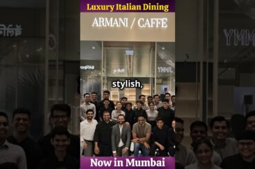 Armani Caffe Makes Grand India Debut at Jio World Plaza in Mumbai