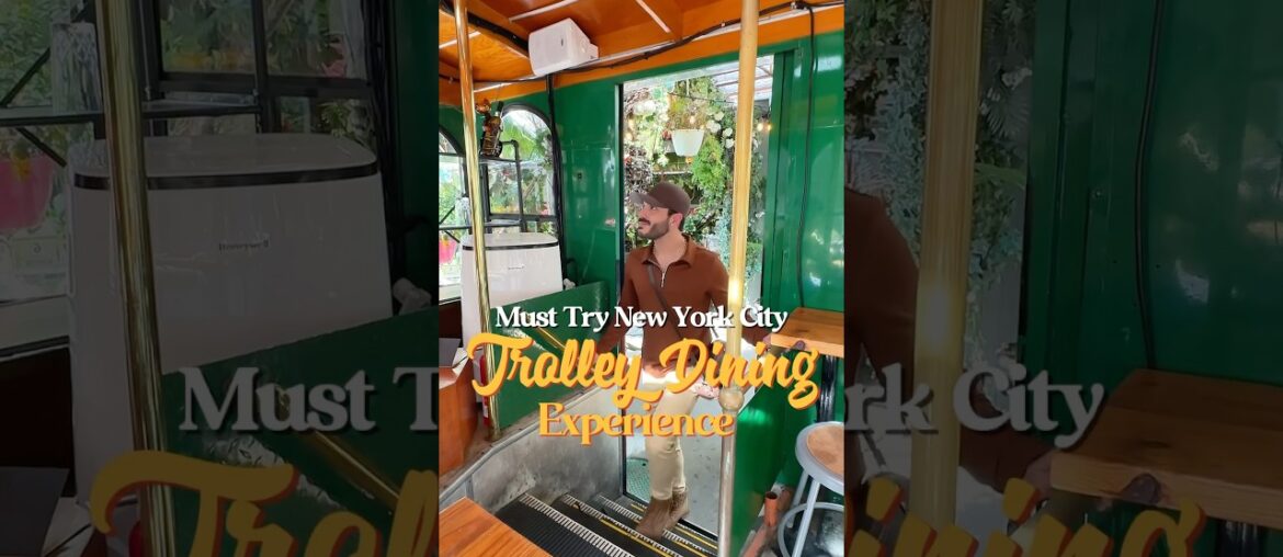 Must Try Trolley Dining Experience in NYC! #nyceats #nycfood #nycrestaurants #nycfoodie #ayzanyc Must Try Trolley Dining Experience in NYC! #nyceats #nycfood #nycrestaurants #nycfoodie #ayzanyc